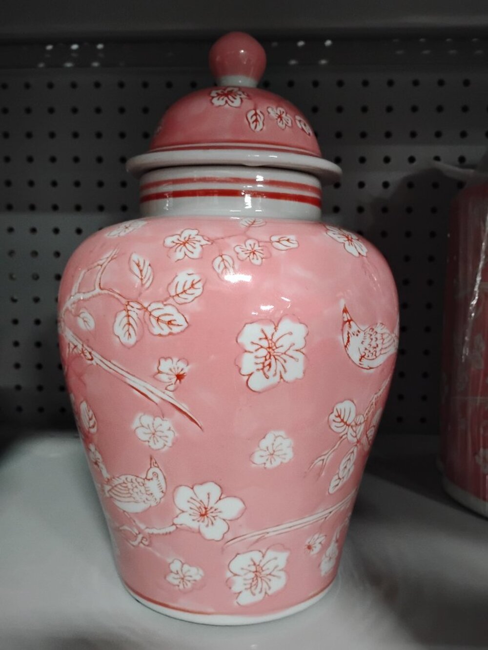 New Ceramic Vase Jar With Lid Multicolor
